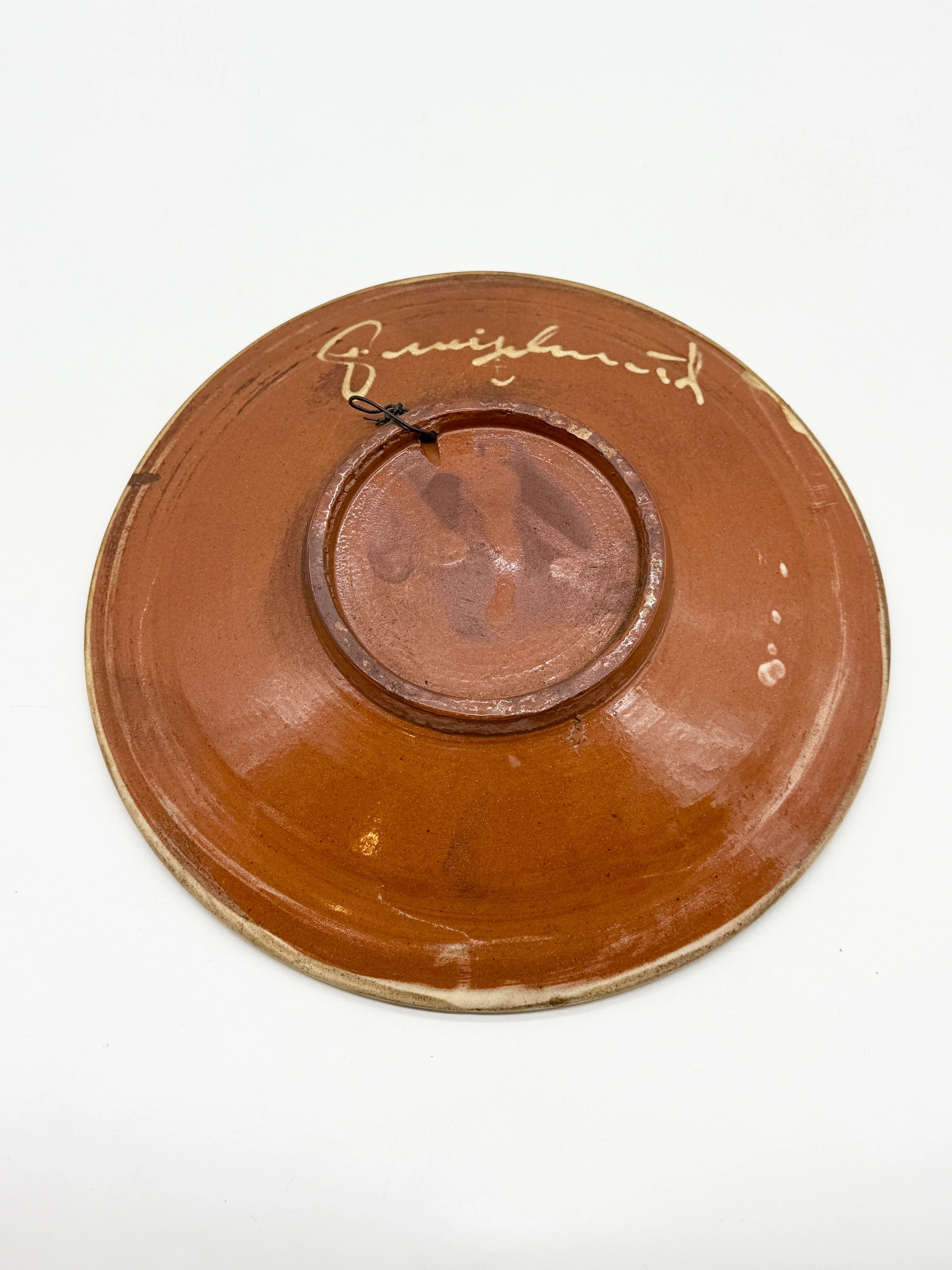 Wall plate fish – Puigdemont ceramic, 1960s