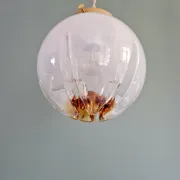 Suspension Space Age en verre de Murano, Mazzega, 1970