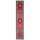 Vintage Turkish Oushak Handmade Wool Cotton Red Runner Rug 77x420