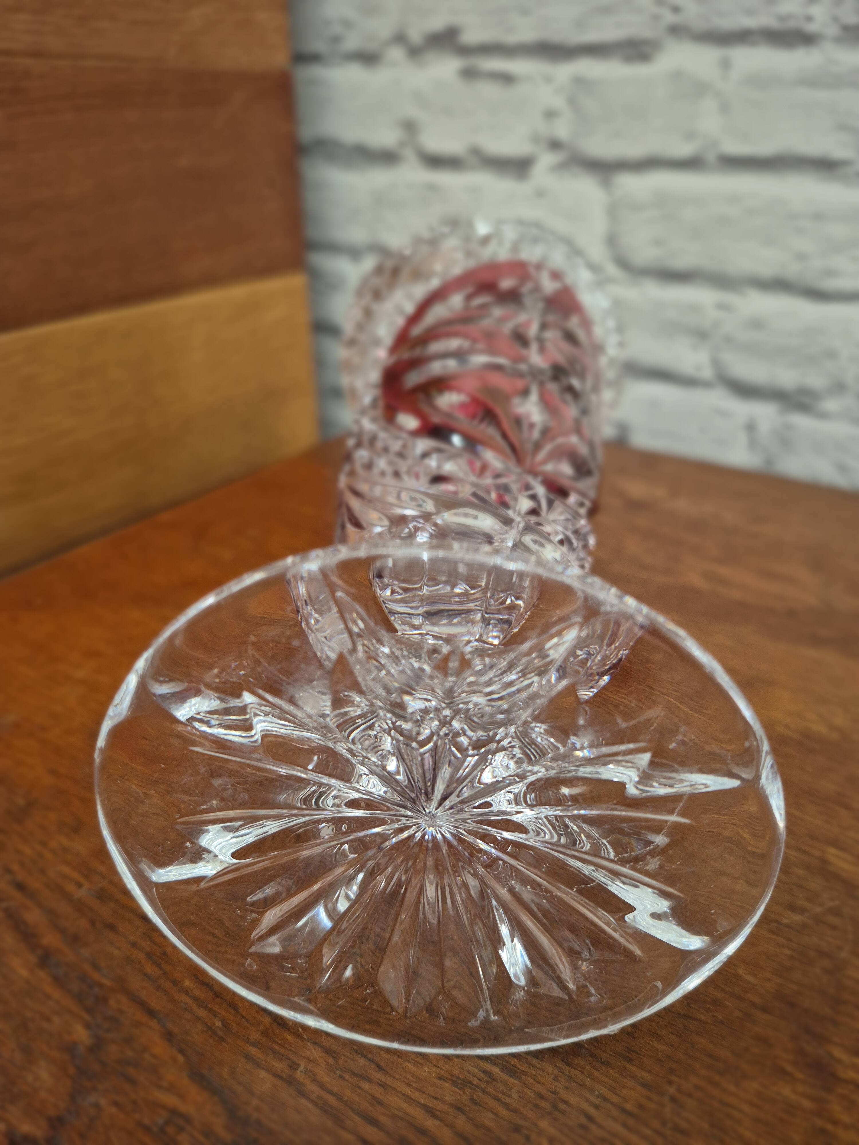 Vintage HOFBAUER crystal vase 60-70's