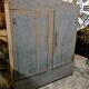 cabinet folk art wood painted original, around 1900