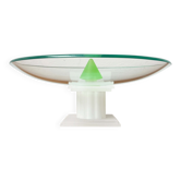 Bol en verre postmoderne du Montana, années 1980