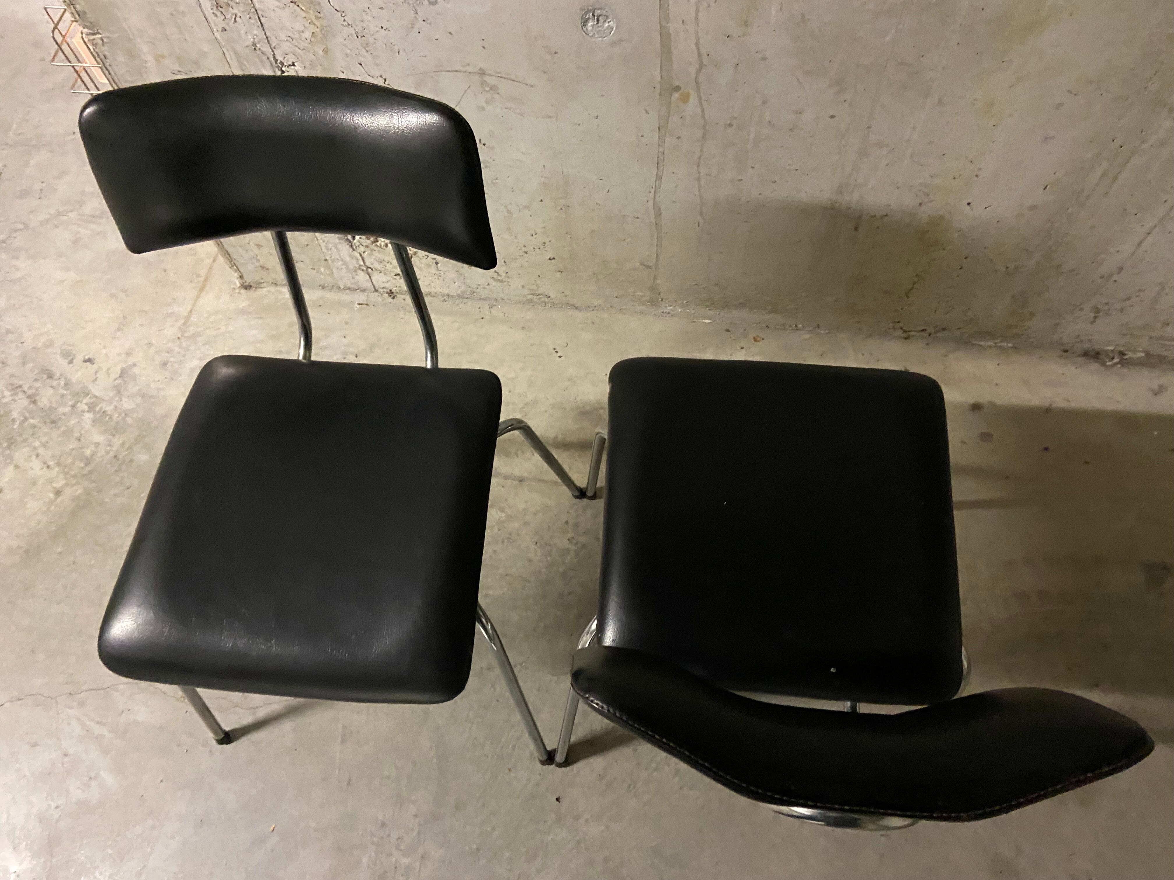 Pair of factory chairs