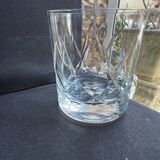 6 Verres à porto cristal taillé