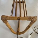 Bamboo wall sconce