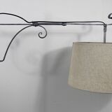 Floor lamp e-reader tripod wrought iron