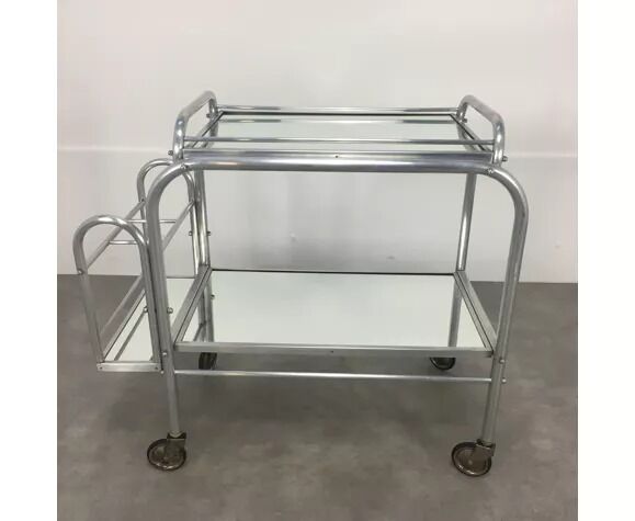 Modernist service mirrors and metal