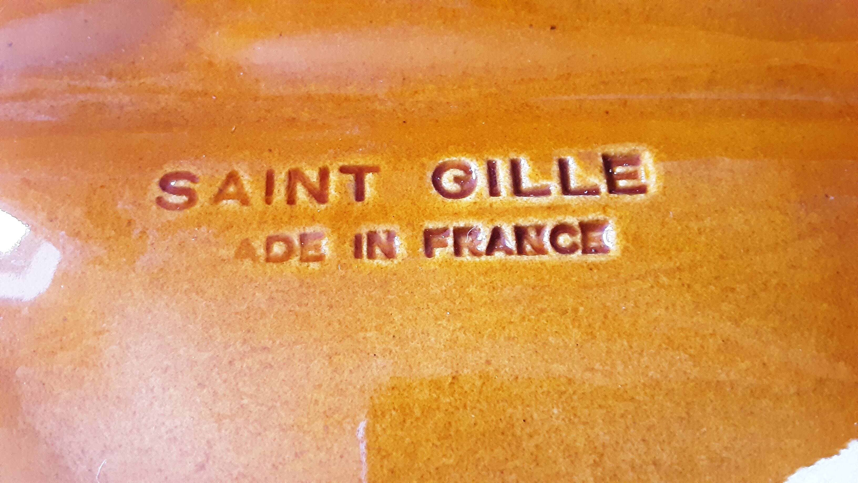 Ceramic plate St Gilles