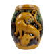 Ceramic garden stool Sancai china early twentieth century