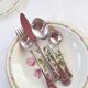 Rosenthal cutlery set. Asimmetria. Bjorn Wiinblad for 4 (8 pieces)