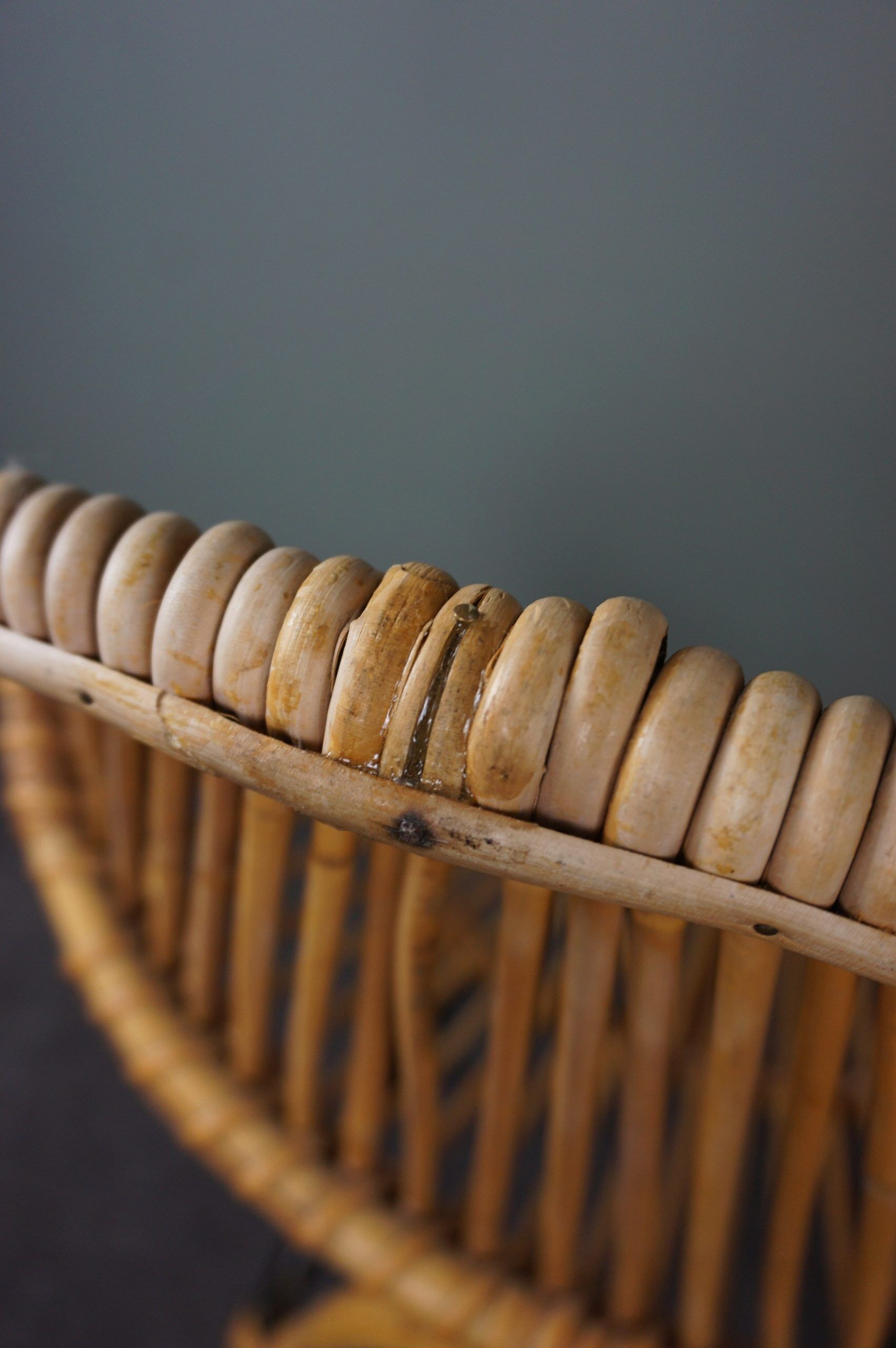 Rattan armchair by Rohé Noordwolde