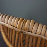 Rattan armchair by Rohé Noordwolde