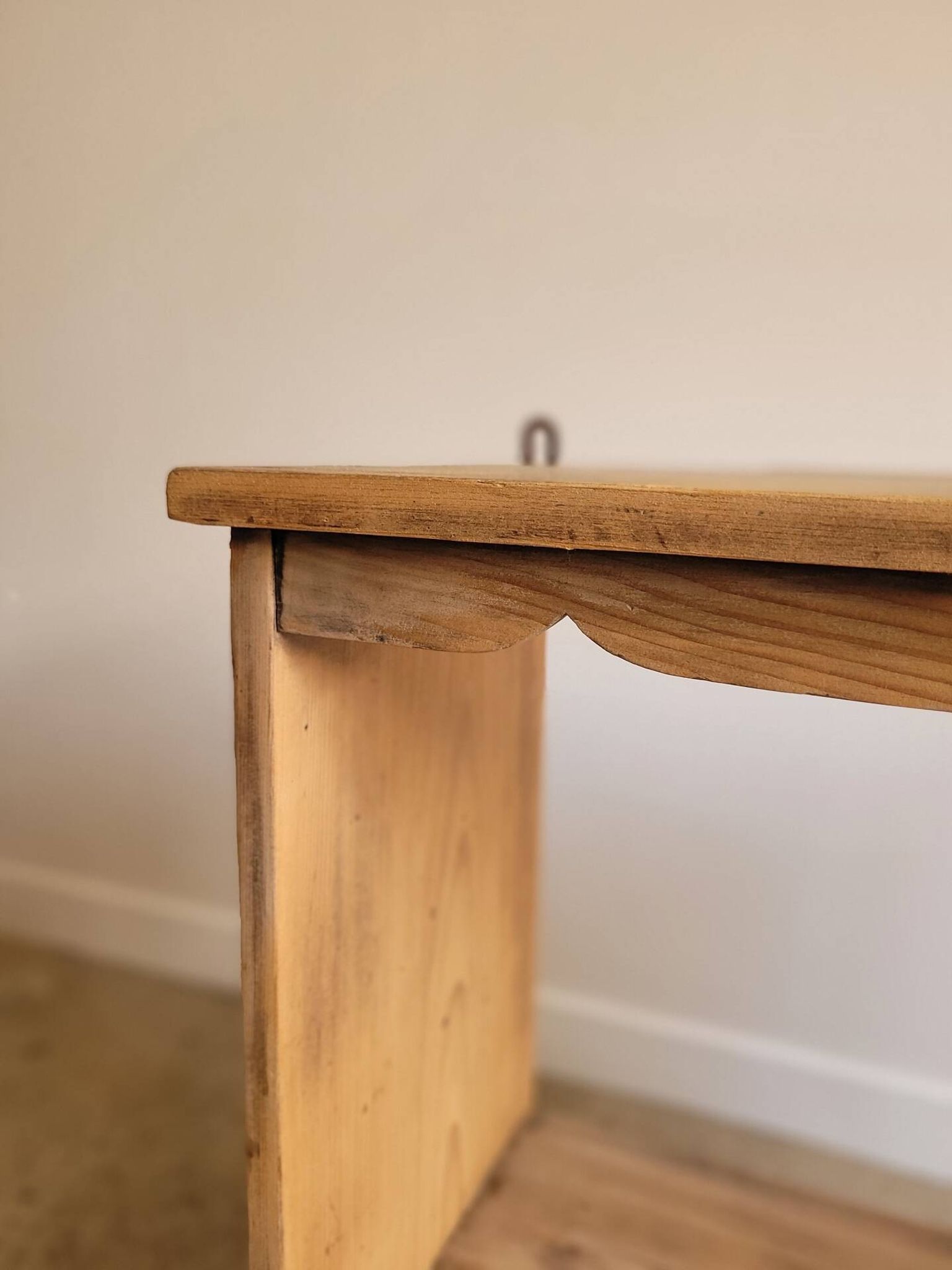 Wooden wall shelf