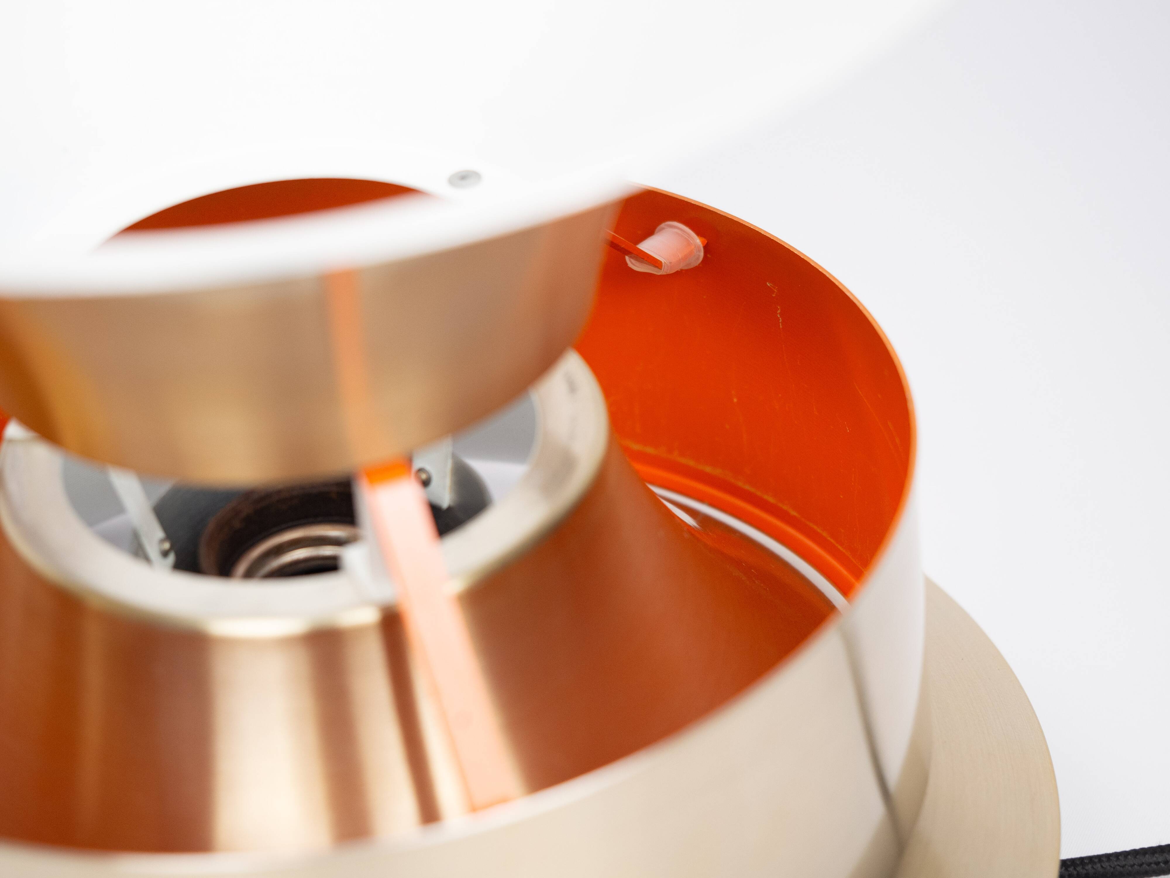 Pair of 2 vintage lamps Trava by Carl Thore, 1960s