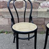 Pair of bistro café chairs 1970