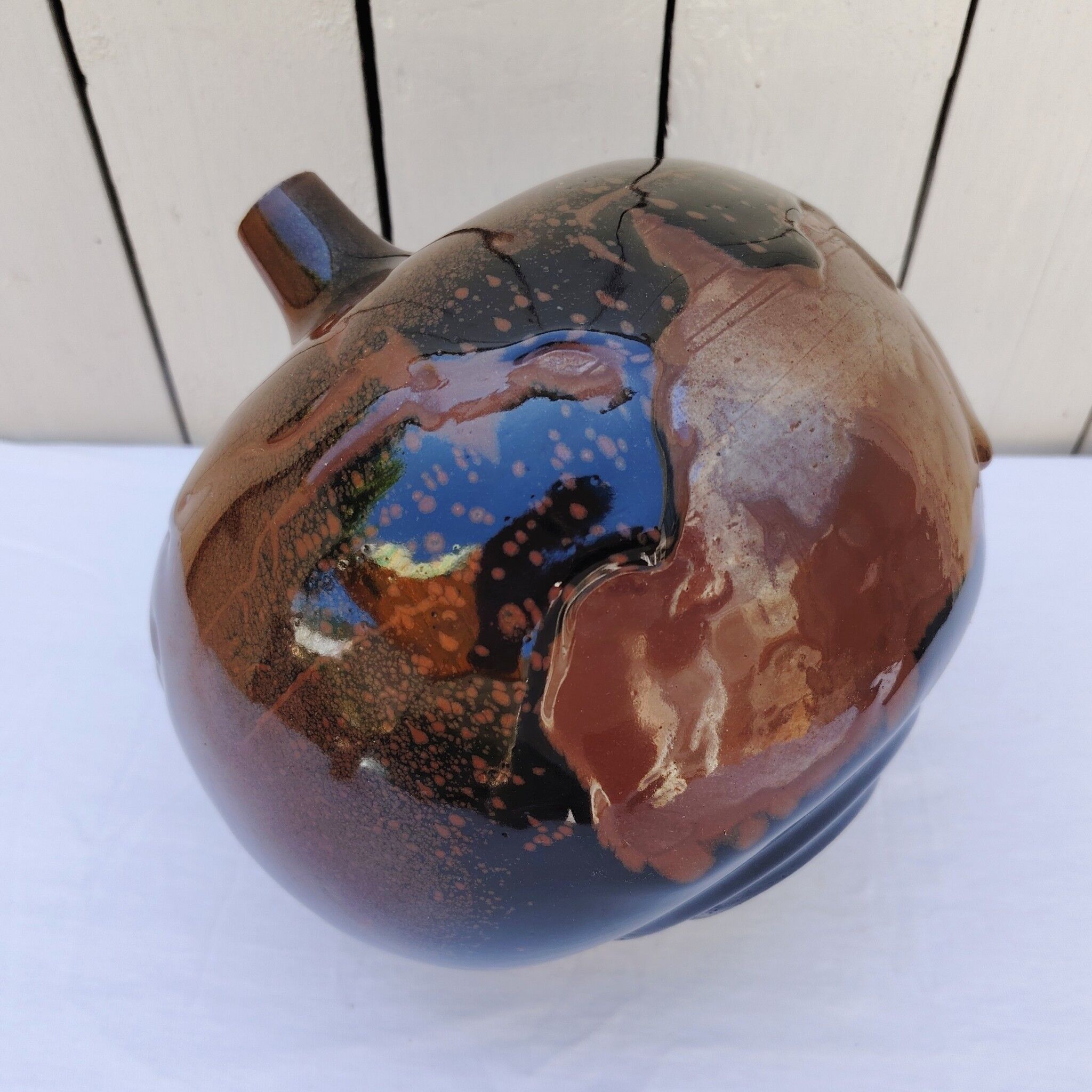 Large ceramic lamp base by Mathieu Liévois