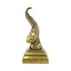 Vintage Heavy Solid Bronze Koi Carp Statue