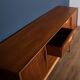 Retro teak 1960s jentique mid century sideboard with folded handles