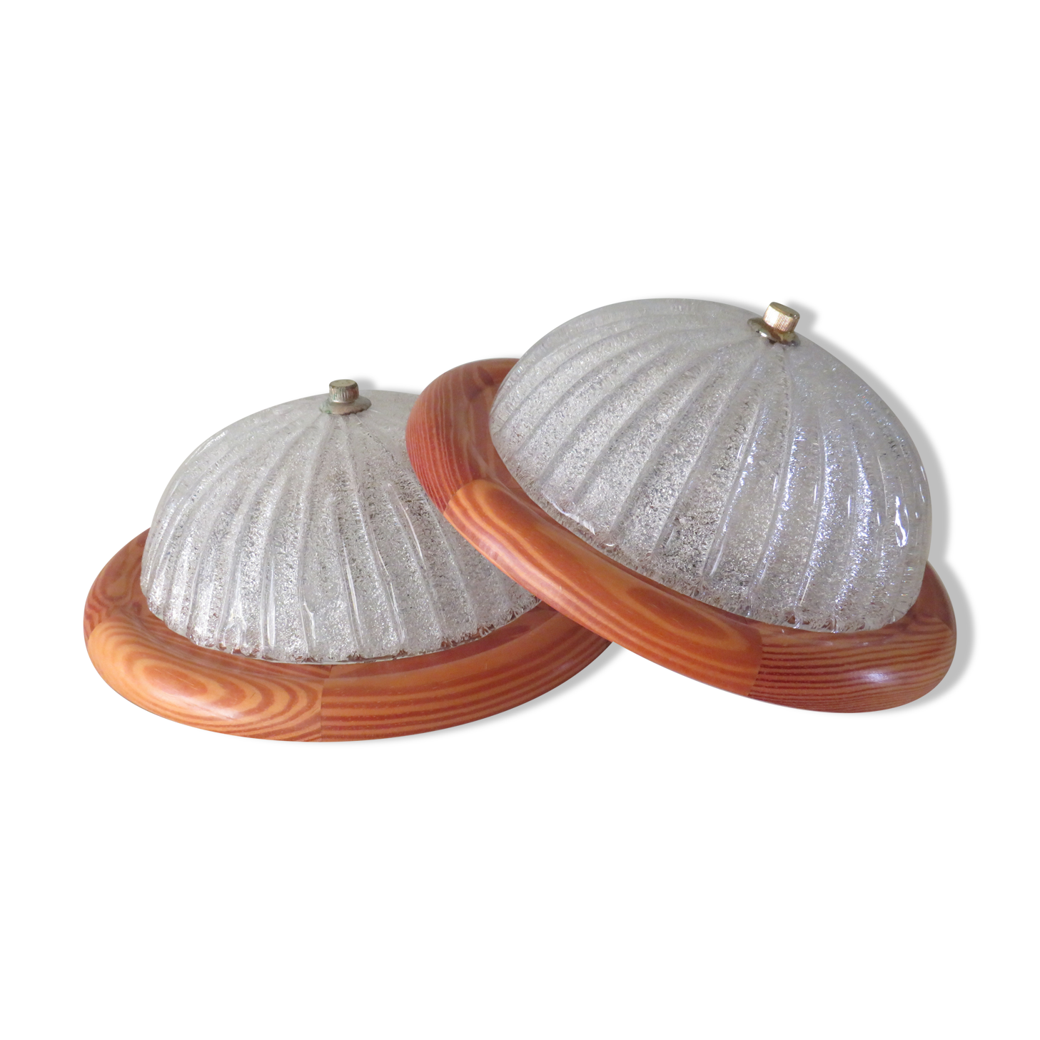 Pair of vintage wall lamps by Massive Belgium 1960