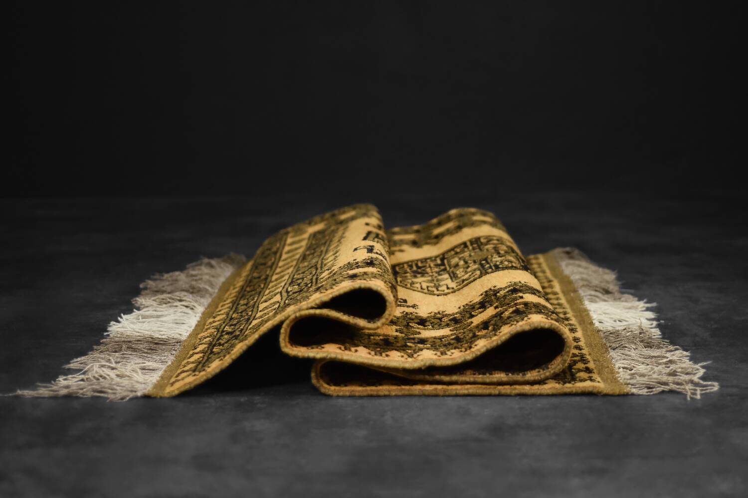 Handwoven Afghan Ersari oriental rug, 1930