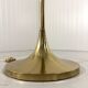 Vereinigte Werkstätten München brass & glass globe floor lamp 1960’s