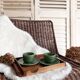 Lot de 4 tasses et assiettes