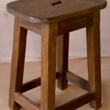 Old Burmese teak workshop stool