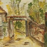 Tableau par Raya Safir La cour 1975