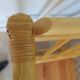 Vintage - Set of 2 woven rattan, bamboo and wood armchairs - Natural colour - 1980s