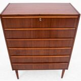 Commode en teck, Danemark, années 1960