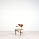 Set of model '317' & '316' by Hvidt & Molgaard-Nielsen for Søborg, fresh weaving