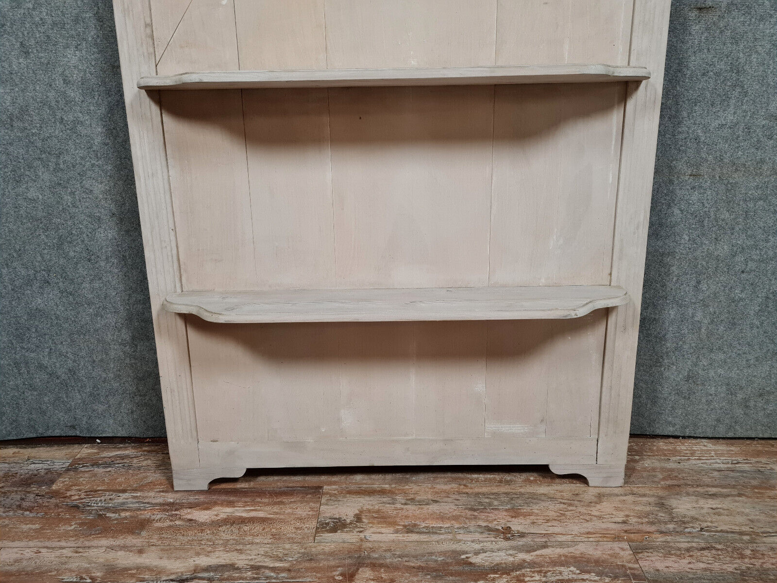 Pharmacy woodwork panel in lacquered wood circa 1900