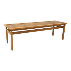 banc scandinave en chêne, - 1960
