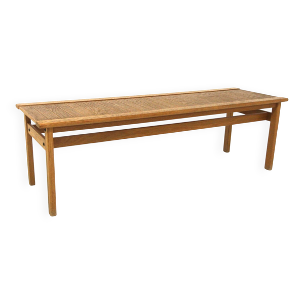 Banc scandinave en chêne, Suède, 1960