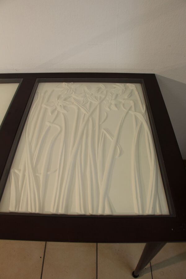 Console de Jean Boggio et la faïencerie de Lunéville