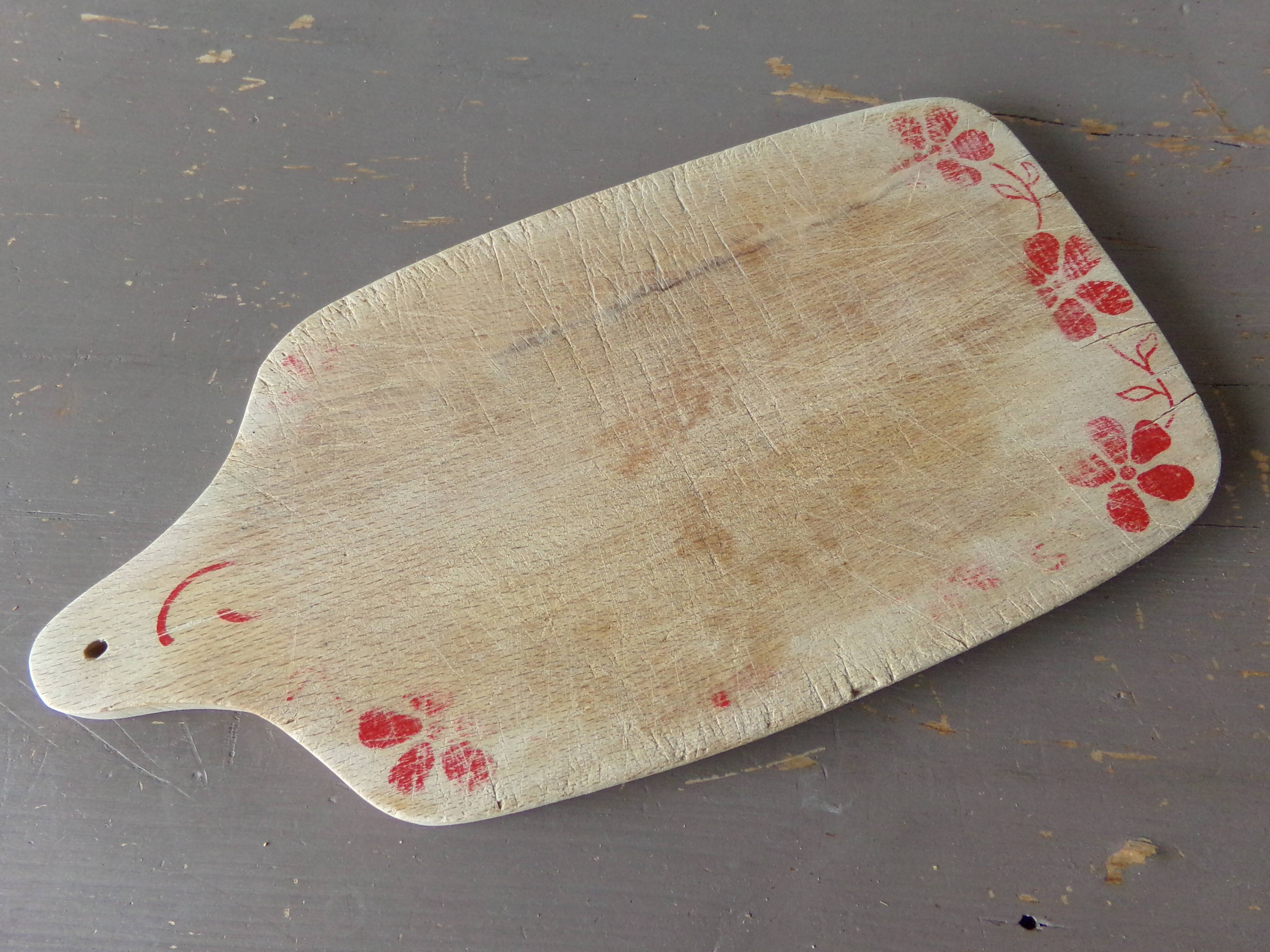 Planche à découper fleurie