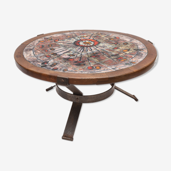 Table basse Raynaud ronde