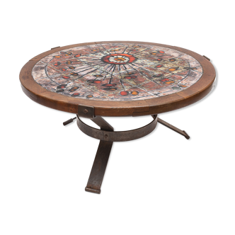 Table basse Raynaud ronde