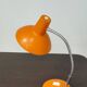 Orange and chrome articulated Cocotte lamp France 1970