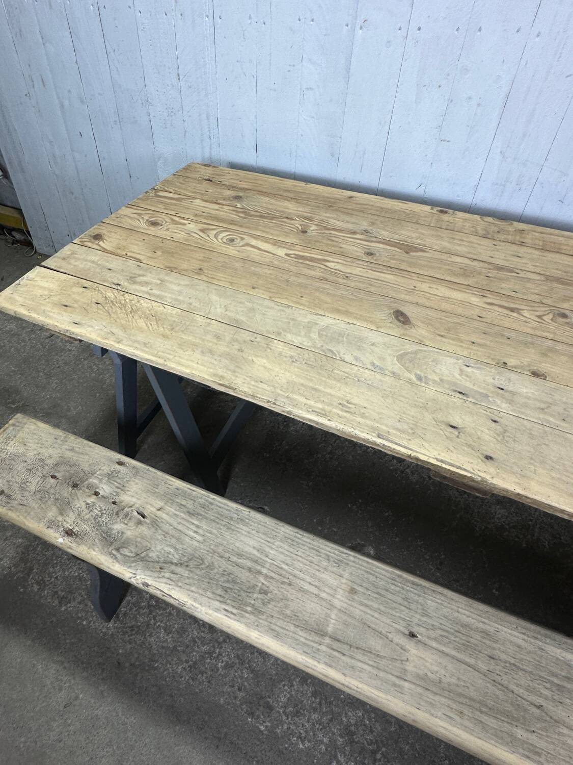 Table et bancs guinguettes