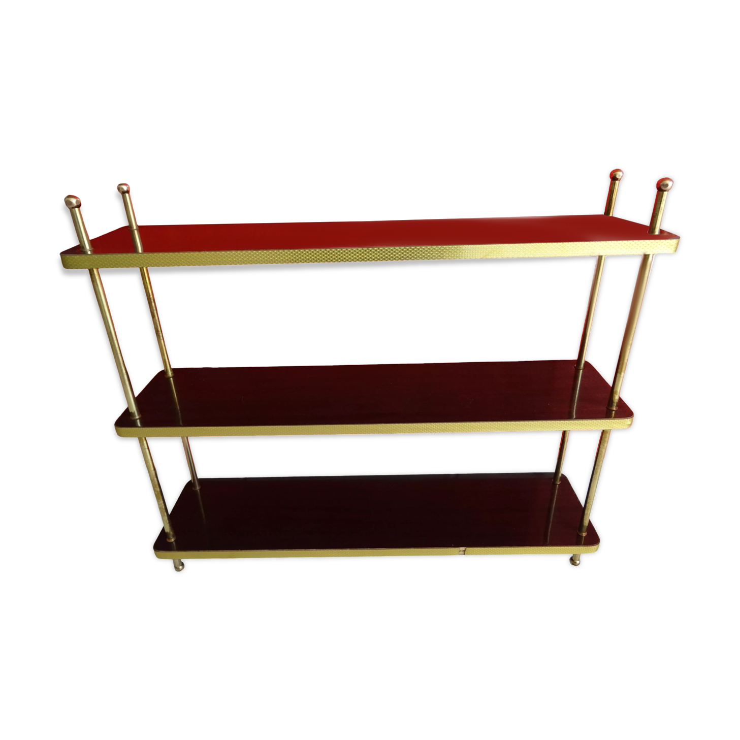 Vintage formica wall shelf 60s