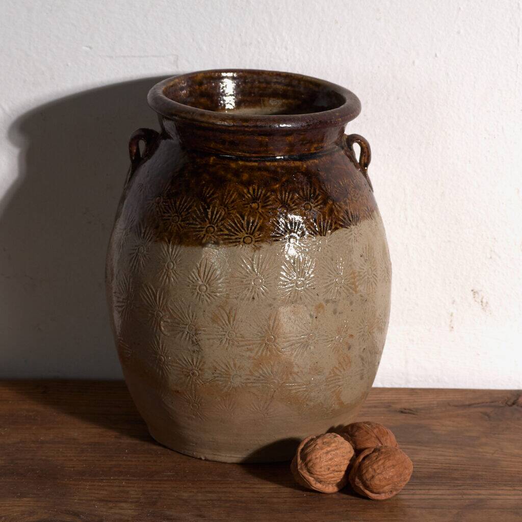 Ancient Chinese glazed stoneware vase – China, circa 1900