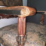 Pair of Louis XIII style armchairs