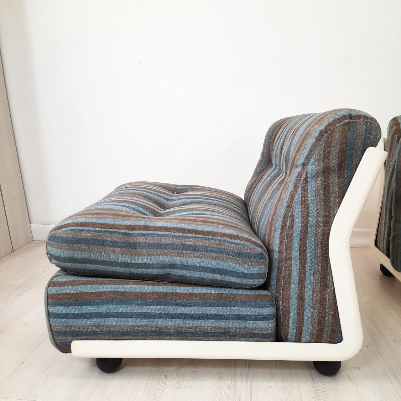 Three vintage armchairs, model Amanta Design Mario Bellini for C & B.