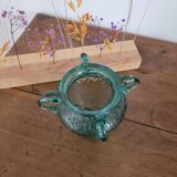 Small glass vase with 4 handles