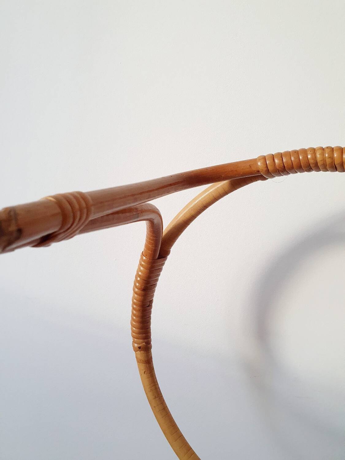 Children's rattan coat rack