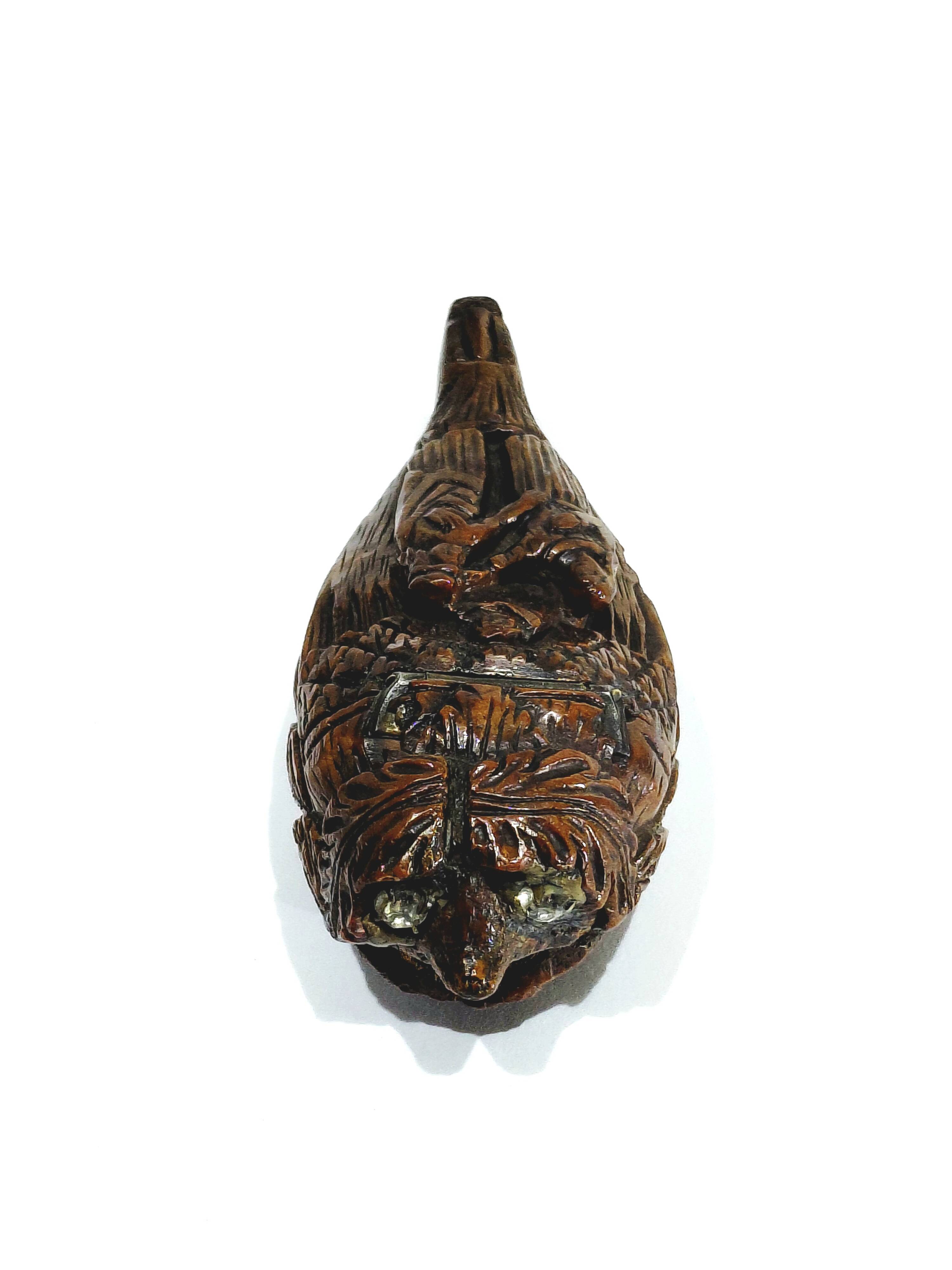 FOLK ART - WOODEN TOBACCO BOX