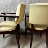 Pair of bridge armchairs