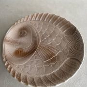 Set of 6 fish plates in ceramic – Sarreguemines