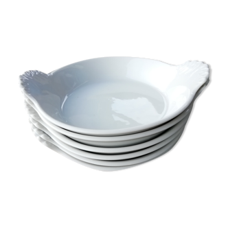 Set of round eared dishes
